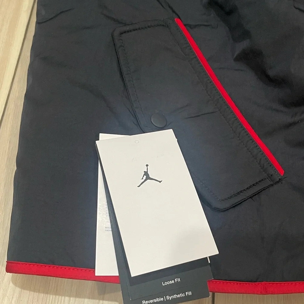 Nike Air Jordan Flight Cropped Bomber Reversible Jacket